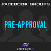 Facebook Groups: Pre-Approval Package